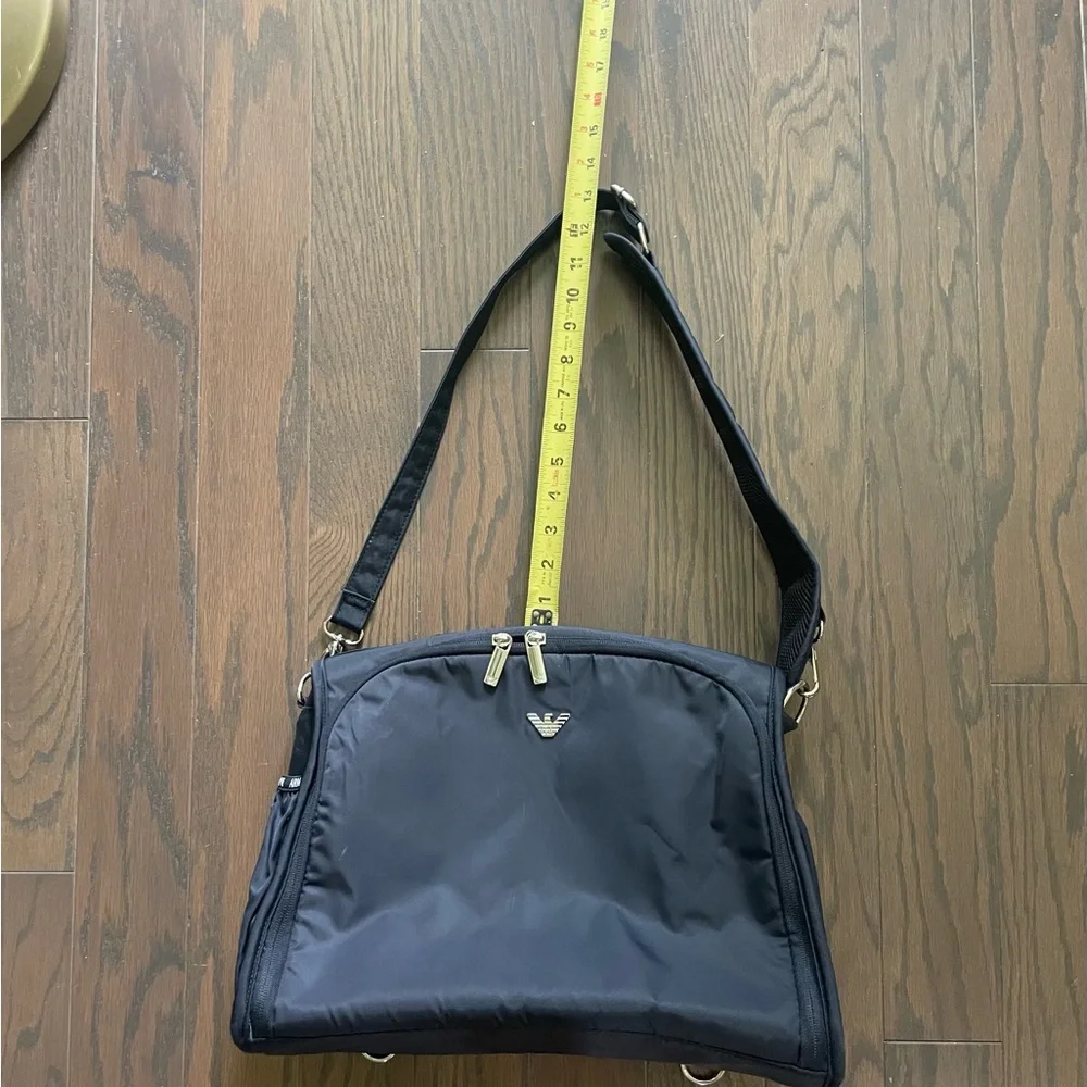 ARMANI BABY BLACK NYLON BAG